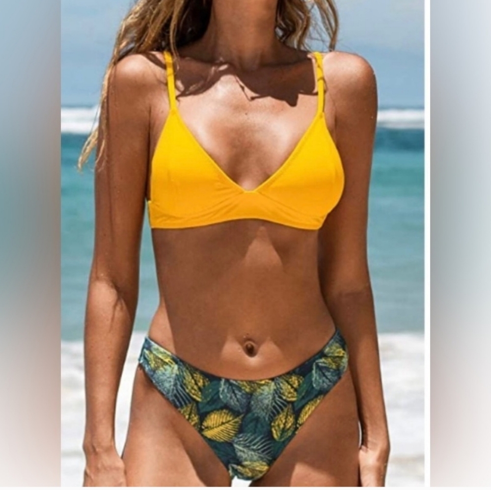 Tropical print Cupshe Bikini